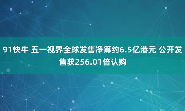 91快牛 五一视界全球发售净筹约6.5亿港元 公开发售获256.01倍认购
