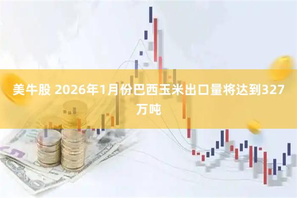 美牛股 2026年1月份巴西玉米出口量将达到327万吨