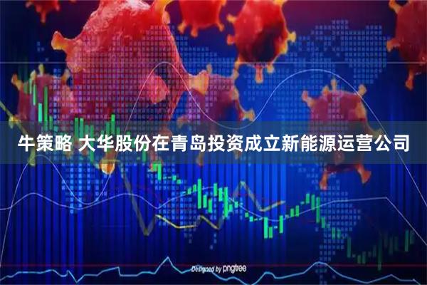 牛策略 大华股份在青岛投资成立新能源运营公司